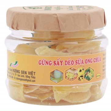 Gừng Sấy Dẻo Sữa Ong Chúa 50g